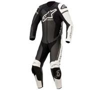 tuta alpinestars gp force phantom 1pc - nero / bianco / grigio T 58