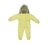Tuta anti-api for bambini, tuta traspirante for bambini, pratica di apicoltura, abbigliamento for apicoltura for bambini, attrezzatura for tuta da apicoltore Introduzione all'apicoltura(YELLOW,L)