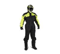 Bering Iwaki Neon Tuta antipioggia, nero-giallo, taglia S