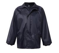 Tuta antipioggia da uomo alla moda e confortevole, giacca di sicurezza antivento e impermeabile, con cappuccio e fascia riflettente, pantaloni da lavoro resistenti, set multifunzione per escursionismo