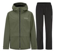 Tuta antipioggia Didriksons Nordic, uomo, verde scuro/nero
