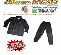 TUTA ANTIPIOGGIA DIVISIBILE IMPERMEABILE UOMO/DONNA TAG L