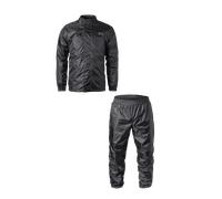 GMS-Moto Euria, tuta antipioggia 2 pezzi. L female Nero
