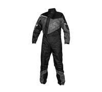 Tuta Antipioggia iXS 1.0 Nero-Grigio Uomo M