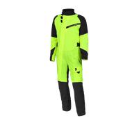 Macna Hydra 3.0 Costume da pioggia per moto monopezzo, nero-giallo, taglia 2XL