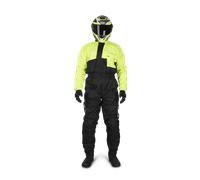 Richa Simple Tuta antipioggia da moto in un unico pezzo, nero-giallo, taglia 3XL