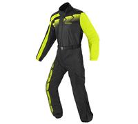 TOURING RAIN SUIT-Trasparent/Black-3XL XL male Nero/Giallo Fluo