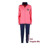 TUTA APERTA donna EL CHARRO in FELPA GARZATA LEGGERA 100%COTONE con tasche