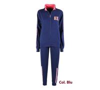 TUTA APERTA donna EL CHARRO in FELPA GARZATA LEGGERA 100%COTONE con tasche
