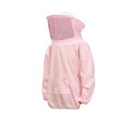 Tuta Apicoltore, Giacca protettiva for coltura Velo Grembiule Cappello for coltura Manica coltore Tuta anti-ape Anti-morso d'ape Abbigliamento agricolo Tuta Forniture per apicoltura(Pink)