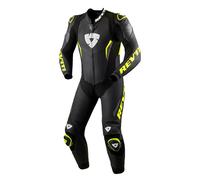REV'IT! Tuta da moto Argon 3 Nero-Giallo Fluo 54