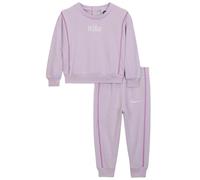TUTA BAMBINE NIKE 16M606 36M606-P6I ROSA COTONE GARZATO