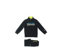 Tuta Bambino Champion in Cotone Garzato Full Zip Pantalone Logo 306035 NBK Nero