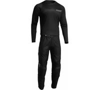 Tuta Bambino Nera Thor 2025 Sector Moto Cross Maglia Pantalone Bimbo ATV Quad