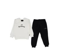 TUTA BAMBINO UNISEX JOHN RICHMOND gummel set felpa e pantaloni MILK/BLACK 14A