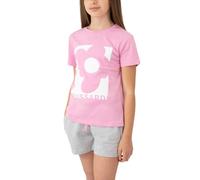TUTA BAMBINO UNISEX TRUSSARDI griges set tshirt e bermuda PINK/GREY MELANGE 12