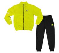 Tuta Bimbo Ragazzo DIADORA Cotone Felpato Zip 3 Colori Art.180955