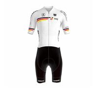 Tuta Bioracer German Icon Road Race Blanc