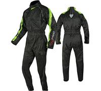 Tuta Cerata Impermeabile Completo Anti Pioggia Moto Scooter Antiacqua FLUO M