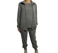 Tuta completa da donna sportiva cotone ginnastica tute palestra ragazza nera xxl