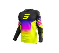 TUTA COMPLETO CROSS ENDURO MAGLIA PANTALONI SHOT DEVO X - TREM NEON YELLOW
