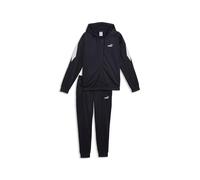 Tuta con cappuccio e zip Blu L Tinta unita