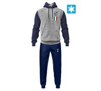 Tuta con felpa con cappuccio Givova Italia 100 Gris M