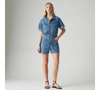 Tuta con pantaloncini baggy Blu XS Tinta unita