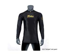 Tuta controllo peso Fairtex Muay Thai MMA RG6 protezione antirash nero bianco