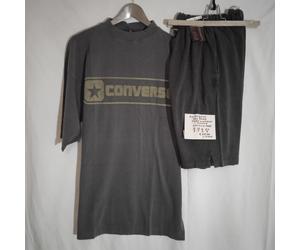 Tuta Cotone Blu Calzoncino e Maglia M/C Converse M All Star '70-80 Vintage