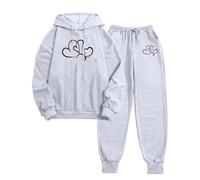 Tuta Cotone Felpato Donna Completo Donna Giacca Tuta Sportiva Donna Felpata Completo Blazer E Gonna Tuta Corta Sportiva Completi Eleganti Taglie Comode Tuta da Casa Donna Calda Completo Giacca E