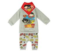 Tuta Cotton Brushed 3 Pezzi Justice League GRIGIO - 6-9 Mesi | UNISEX CERDà