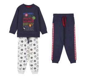 Tuta Cotton Brushed 3 Pezzi Marvel BLU SCURO - 4 Anni | MASCHIO CERDà