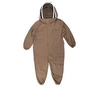 Tuta da ape professionale per uomo e donna, tuta da apicoltore, tuta da apicoltore multi taglia per cortile e apicoltore per costume natalizio Catcher (marrone) (l)