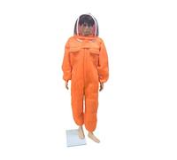 Tuta da apicoltore, Tessuto di cotone traspirante 3D Design coltura Abbigliamento protettivo Abbigliamento Abbigliamento anti-ape Costume da coltore,Non farti mai pungere(Fencing Hat Orange,2XL)