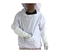 tuta da apicoltore, Tuta for coltura Abbigliamento for con cappello Tuta anti-ape Attrezzatura anti-morso di Tuta for abbigliamento agricolo(White)