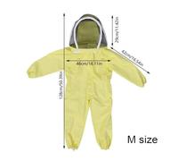 Tuta da apicoltore, Tuta protettiva for coltura Tuta Giacca da coltore Abbigliamento for bambini Tuta anti-ape for tutto il corpo for adulti Abbigliamento for coltura Cotone,Non farti mai pungere(A M