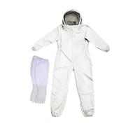 Tuta da apicoltore, Tuta protettiva for coltura Tuta Giacca da coltore Abbigliamento for bambini Tuta anti-ape for tutto il corpo for adulti Abbigliamento for coltura Cotone,Non farti mai pungere(XXL