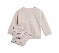 adidas Unisex - Bimbi 0-24 Brand Love Infants Jogger, Sandy Pink/Legend Ink/Tent Green/Clear Sky, 12-18 Months