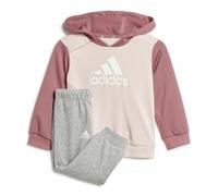 Tuta da Bambini Adidas Essentials Colorblock Grigio Rosa