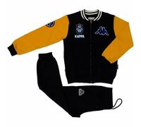 Kappa Tuta bambino ragazzo in 100% cotone French Terry. Tuta Full Zip in Felpina Leggera Ideale per l’autunno e la primavera. Kappa Back To School. (IT, Età, 10 anni, Regular, art.56 Blu)