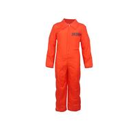 Tuta da Bambino prigioniera Costume Arancione Taglia Grande età 10 - 12 Anni