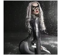 Tuta da donna costume di Capitan Marvel Supereroe, costume da per cosplay anime, costume di Ognissanti a maniche lunghe L,M,S,XL,Grandezza,Taglia XS,Taglia XXXLAcrilica