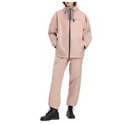 Tuta da donna impermeabile con pettorina, con pettorina, isolante, da ciclismo, per uomini e donne, completo per il corpo, set giacca e pantaloni per escursionismo e ciclismo | Ultimate, rosa, XXL