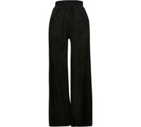 Tuta da donna in velluto a coste a gamba tesa Urban Classics GT Noir 5XL