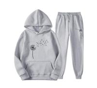 Tuta da donna per il tempo libero Sportiva Completa Autunno Inverno Tute Casual Leggera felpa con cappuccio a maniche lunghe Top e Pantaloni Running Fitness Set Coordinati Abbigliamento Elegante Morbi