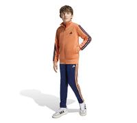 adidas Mixte enfant ESSENTIALS CLIMACOOL STRIPES TRACKSUIT, Dusky Orange/dark blue, 9-10 Years