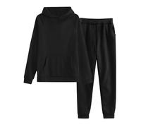Tuta da ginnastica da donna in velluto, morbida, in Nicki, 2 pezzi, da jogging, in velluto morbido e a coste, con tasca Loungewear da donna, modello resistente agli spruzzi d'acqua, per campeggio, 5