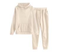 Tuta Da Ginnastica Donna Casual Comode Felpa Con Cappuccio E Pantaloni Elastico Y2k Traspirante Tute Da Ginnastica Palestra Tinta Unita Completi Tute Yoga Con Tasche Ginnastica Completi Due Pezzi