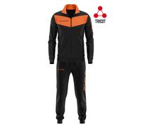 Tuta da ginnastica fluorescente Givova Visa Noir S